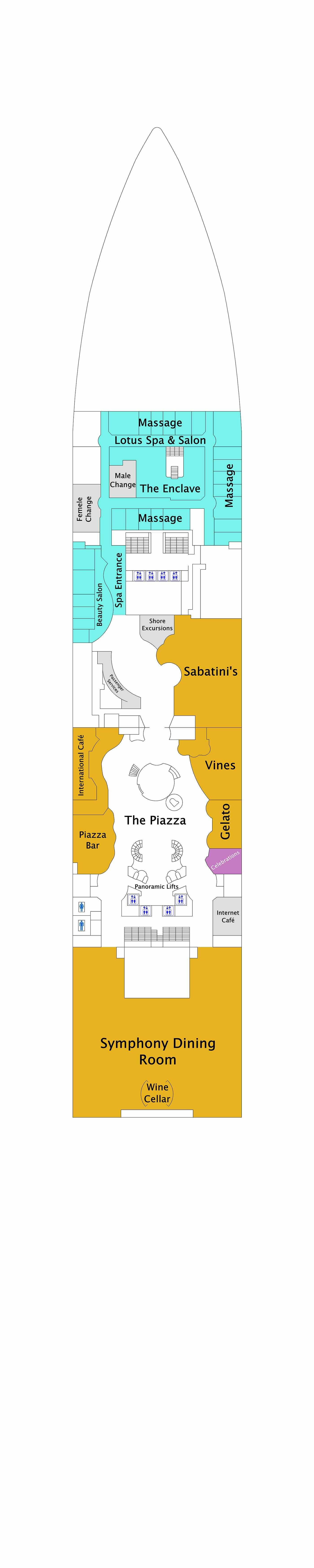 Regal Princess deck plan 5