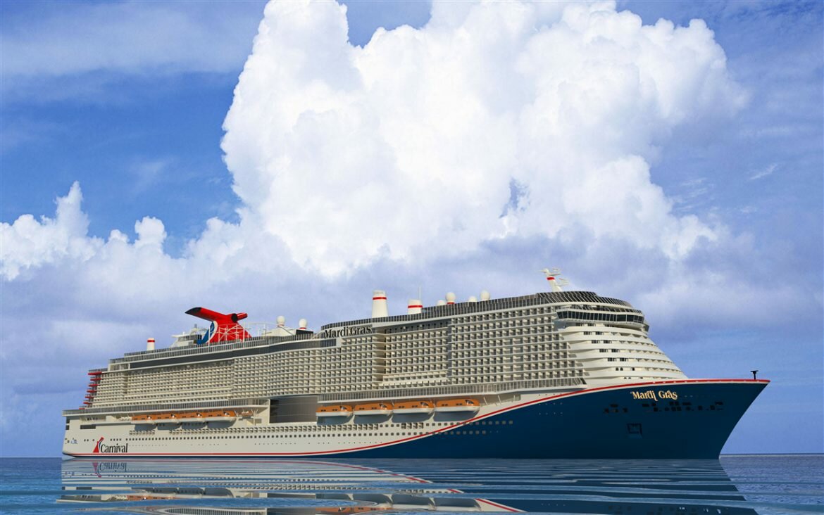 Mardi Gras cruise itinerary