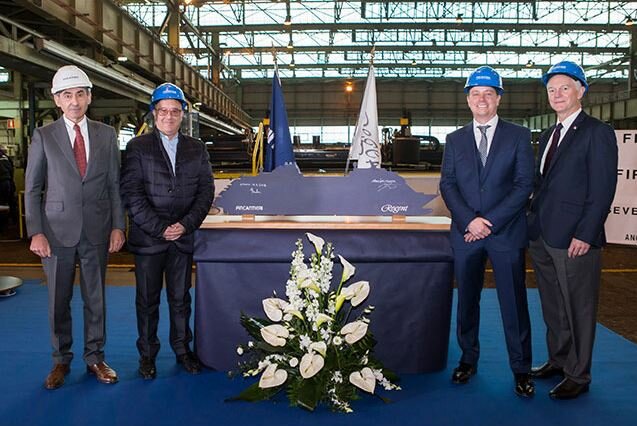 regent seven seas splendor steel cutting